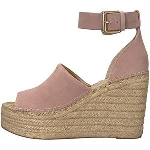 Marc Fisher LTD Adalyn Espadrille in Blush Suede